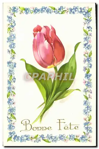 Cartes postales Fantaisie Fleurs