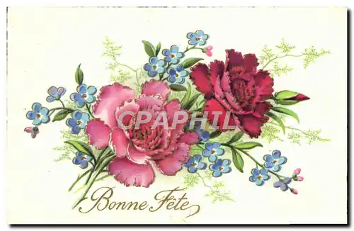 Cartes postales Bonne Fete Fleurs