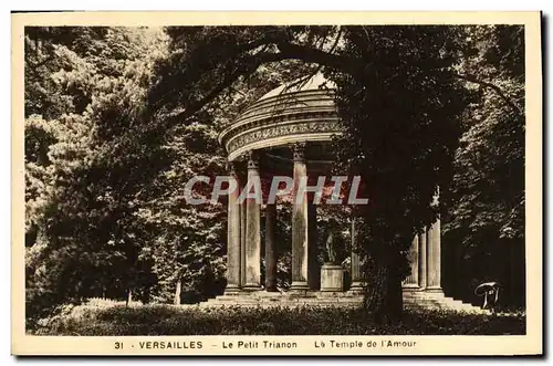 Ansichtskarte AK Versailles Le Petit Trianon Le temple de l&#39amour