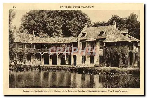 Ansichtskarte AK Versailles Parc du petit Trianon Hameau de Marie Antoinette Maison de la reine