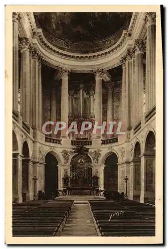 Cartes postales Splendeurs Et Charmes De Versailles La chapelle du palais Mansart Orgue