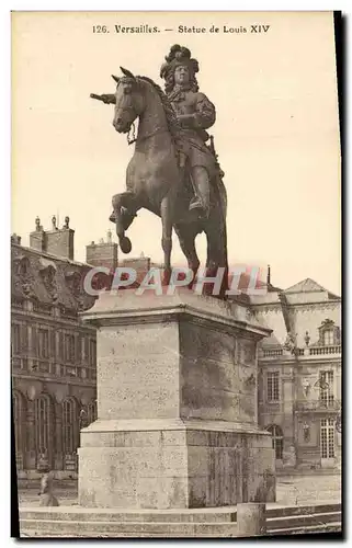 Cartes postales Versailles Statue de Louis XIV