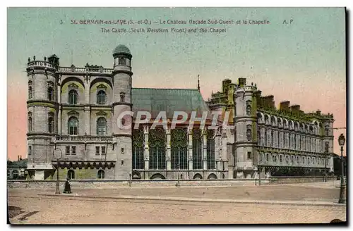 Cartes postales St Germain en Laye Le Chateau et la chapelle