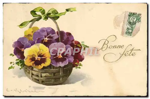 Cartes postales Bonne Fete Fleurs