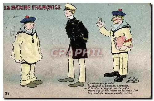 Ansichtskarte AK La Marine Francaise Jouffre Militaria