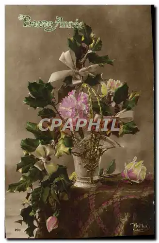 Cartes postales Fantaisie Fleurs