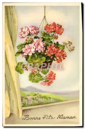 Cartes postales Fantaisie Fleurs