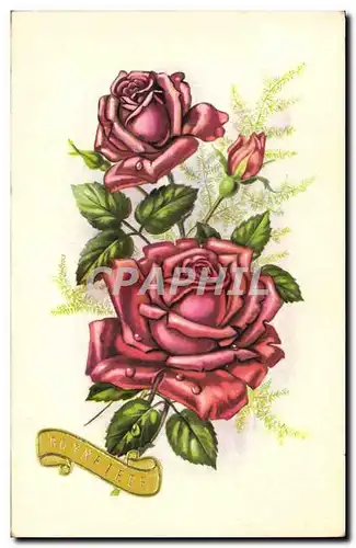 Cartes postales Fantaisie Fleurs