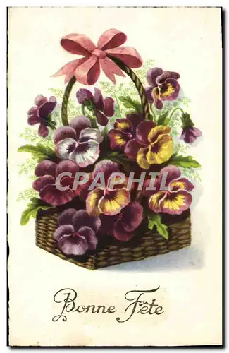 Cartes postales Fantaisie Fleurs