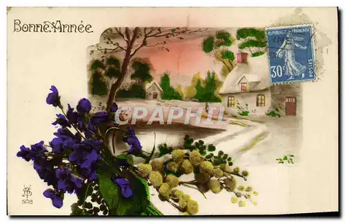 Cartes postales Fantaisie Fleurs