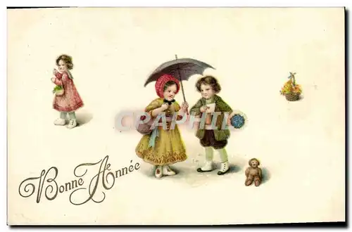 Cartes postales Fantaisie Enfants Ours en peluceh