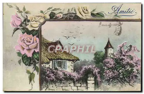 Cartes postales Fantaisie Fleurs