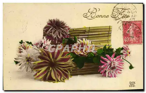 Cartes postales Fantaisie Fleurs