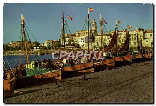 Cartes postales moderne Costa Brava Palamos El puerto Bateaux