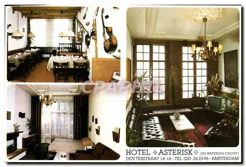 Cartes postales moderne Hotel Asterisk Den Texstraat Amsterdam