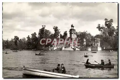 Cartes postales moderne Madrid Parque del Retiro Estanque Retiro Park Basin