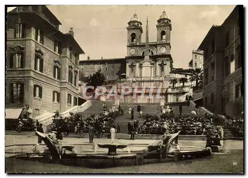 Cartes postales moderne Roma Trinita dei Monti