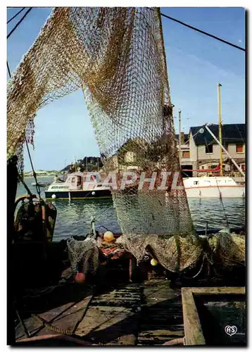 Cartes postales moderne Carteret Le Petit Port Vers le Cap Bateaux