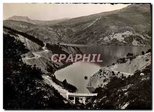 Cartes postales moderne Barrage de Castillon Le lac vu de la route d&#39Anot