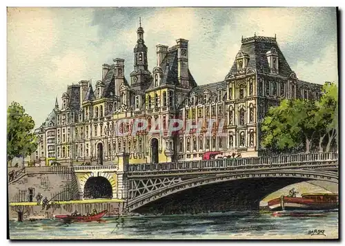 Cartes postales moderne Paris L&#39Hotel de Ville