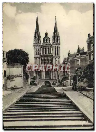 Moderne Karte Angers La Cathedrale St Maurice