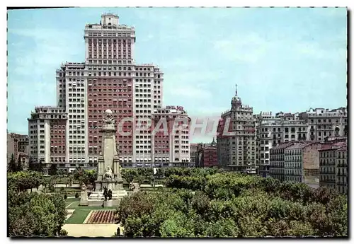 Cartes postales moderne Madrid Edidticid Espana en la plaza del mismo nombre