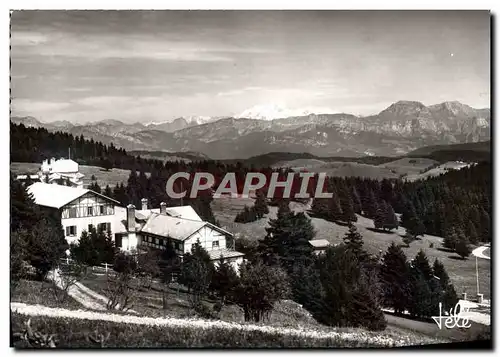 Cartes postales moderne Revard Les Hotel Chaine des Alpes et Mont Blanc