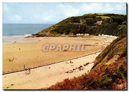 Moderne Karte Carteret Le Joyau du cotentin La Placge et le Cap