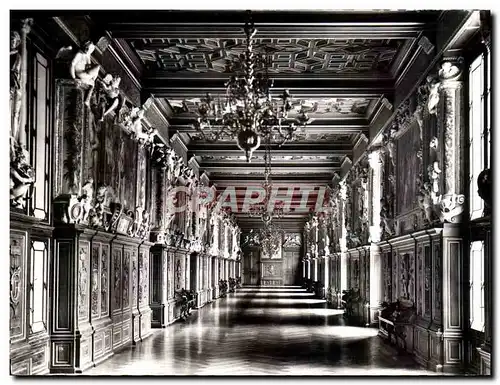 Cartes postales moderne Palais De Fontainebleau Galerie Francois 1er