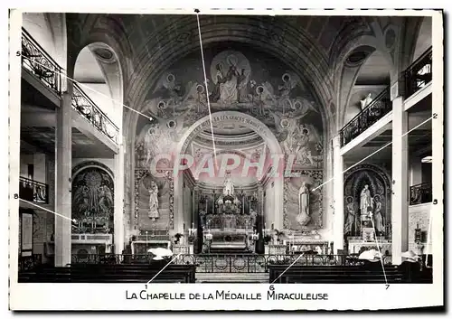 Moderne Karte La Chapelle De La Medaille Miraculeuse Paris