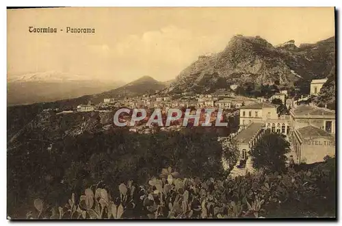 Cartes postales Taormina Panorama