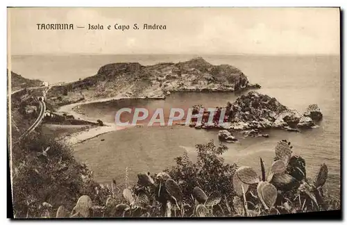 Cartes postales Taormina Isola e Capo S Andrea