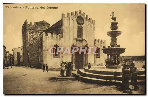 Cartes postales Taormina Fontana Del Duomo