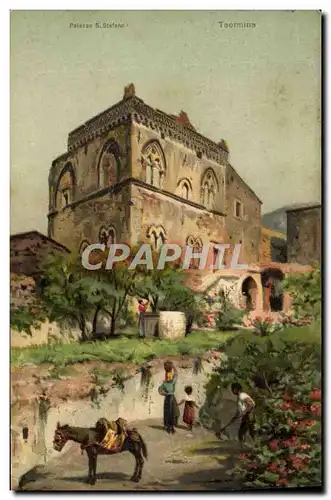 Cartes postales Taormina Palazzo S Stefano Ange