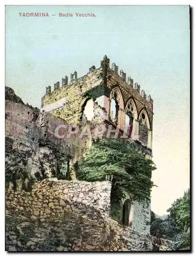 Cartes postales Taormina Badia Vecehia