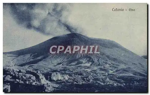 Cartes postales Catania Etna Volcan