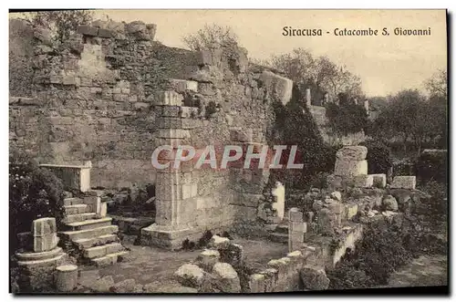 Cartes postales Siracusa Catacombe S Giovanni