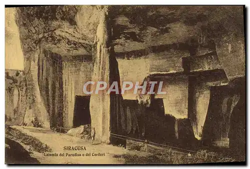 Cartes postales Siracusa Lstomia Del Paradiso A Del Cordari