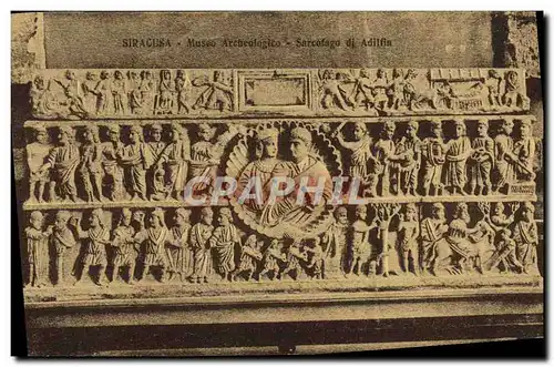 Cartes postales Siracusa Museo Archeologico Sarcofago Di Adilfia