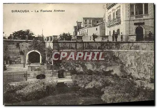 Cartes postales Siracusa La Fontana Aretusa