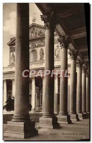 Cartes postales Roma Basilica Di S Paolo