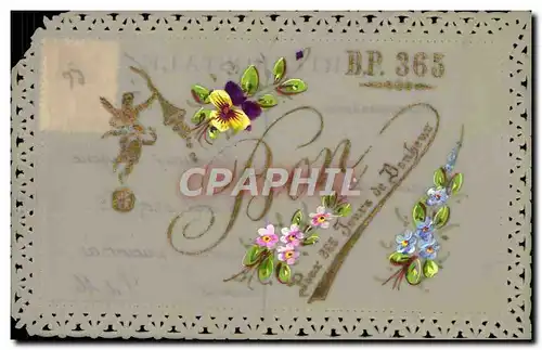 Cartes postales Fantaisie Fleurs