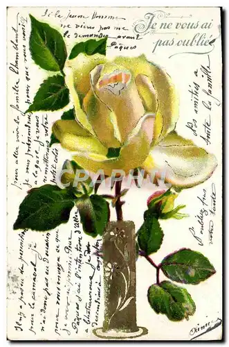 Cartes postales Fantaisie Fleurs