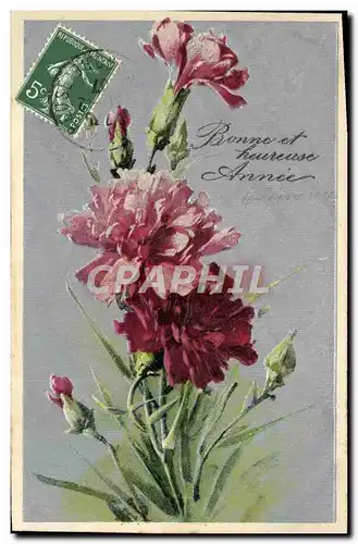 Cartes postales Fantaisie Fleurs