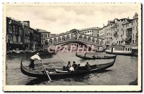 Cartes postales Venezia Ponte Di Rlalto