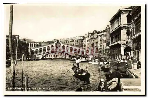 Cartes postales Venezia Ponte Di Rialto