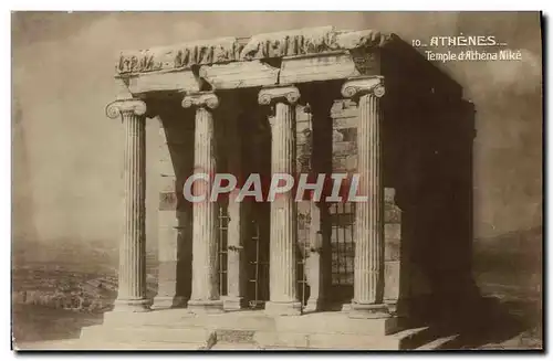 Ansichtskarte AK Athenes Temple D&#39Athena Nike