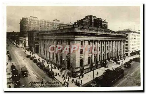 Ansichtskarte AK Federal Buliding Seattle Wash Tramway