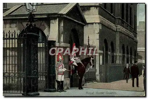 Cartes postales Royal Horse Guards London Militaria