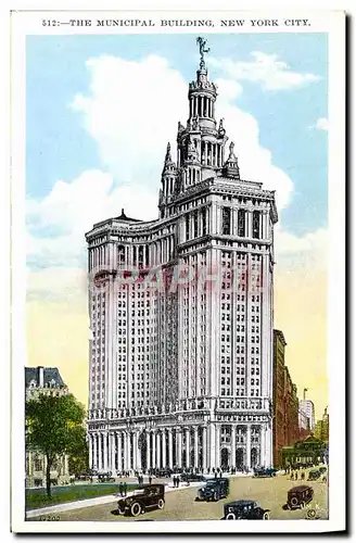 Cartes postales The Municipal Building New York City